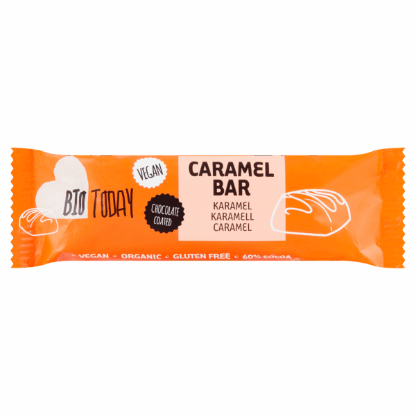BioToday Vegan Caramel Bar Biologisch - PLUS