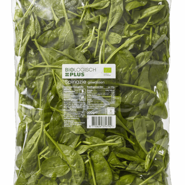 Biologisch PLUS Spinazie biologisch - PLUS