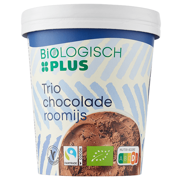 Biologisch PLUS Trio chocolade - PLUS