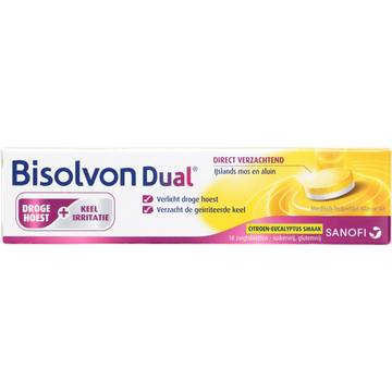 Bisolvon Dual zuigtabletten bij droge hoest - JUMBO