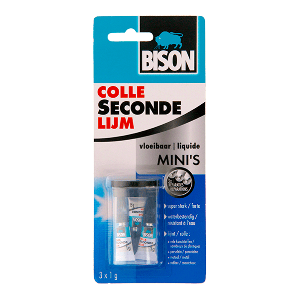 Bison Secondelijm mini's - PLUS