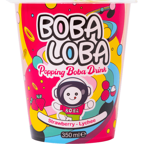Boba Loba Aardbei-lychee - Dirk