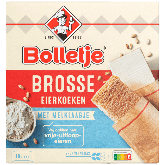 Bolletje Brosse eierkoek melk - Dirk