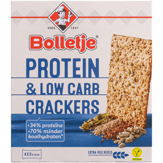 Bolletje Crackers protein low carb - Dirk