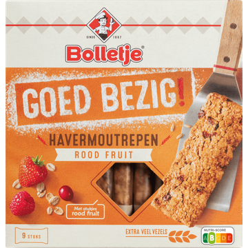 Bolletje Goed Bezig! Havermoutrepen Rood Fruit - JUMBO