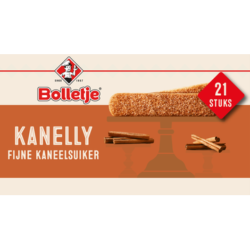 Bolletje Kanelly Fijne Kaneelsuiker 21 Stuks - JUMBO