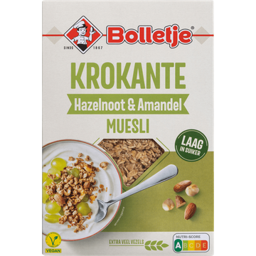 Bolletje Krokante Hazelnoot & Amandel Muesli - JUMBO