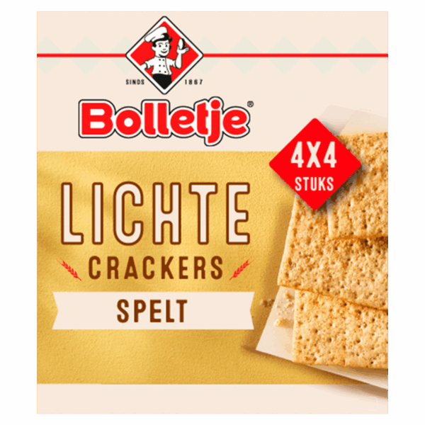 Bolletje Lichte crackers spelt - PLUS
