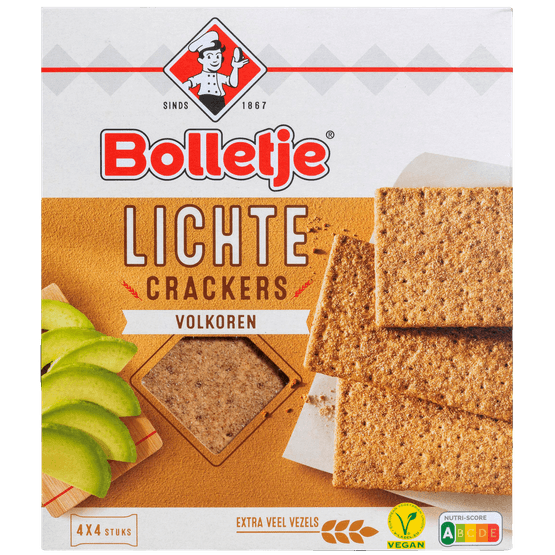 Bolletje Lichte crackers volkoren - Dirk