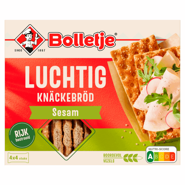 Bolletje Luchtig knäckebröd sesam - PLUS