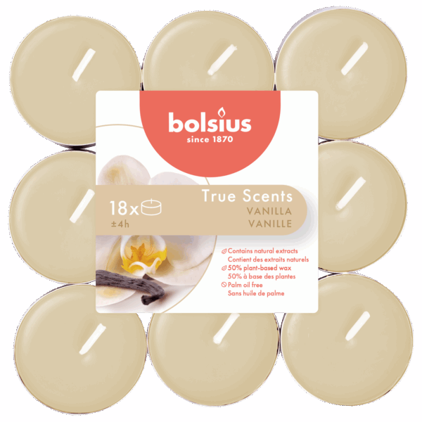 Bolsius Geurtheelicht true scents vanille - PLUS