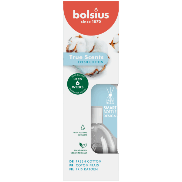 Bolsius Geurverspreider True Scents Fresh Cotton - PLUS