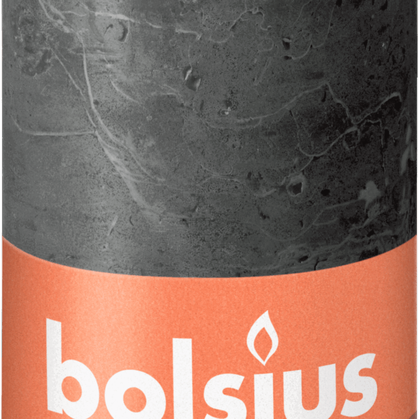 Bolsius Rustiek Shine 13cm Stormy Grey - PLUS