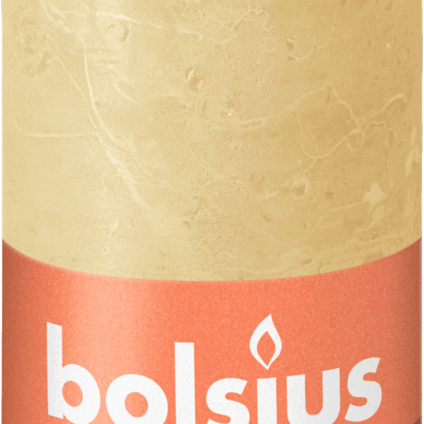 Bolsius Rustiek stompkaars 130/68 Oat Beige - PLUS