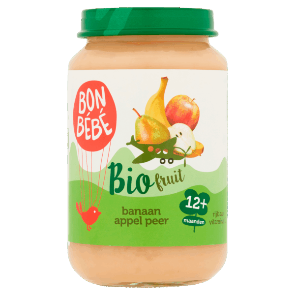 Bonbebe Bio Banaan Appel Peer - PLUS