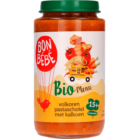 Bonbébé Biomenu m1511 pastaschotel met kalkoen - Dirk