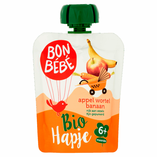 Bonbebe Knijp Appel Wortel Banaan - PLUS