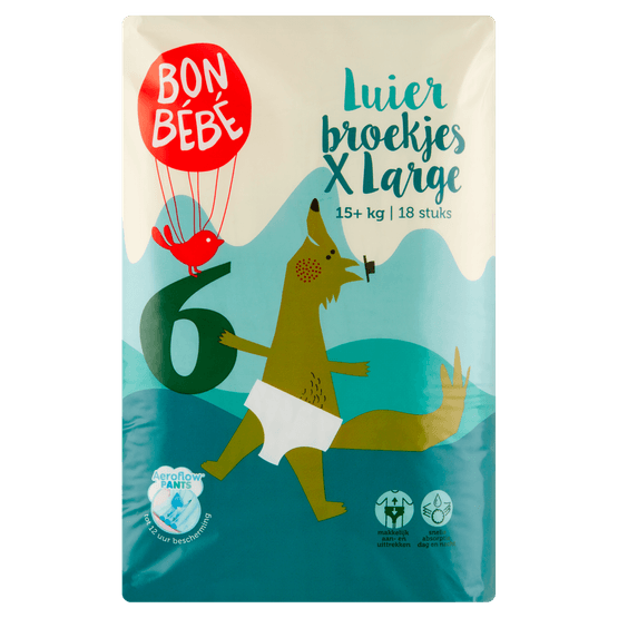 Bonbébé Luierbroekje maat 6 extra large - Dirk