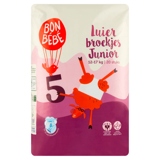 Bonbébé Luierbroekjes junior maat 5 - Dirk