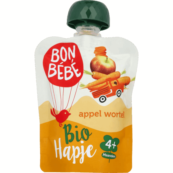 Bonbebe Wortel appel 4+ - PLUS