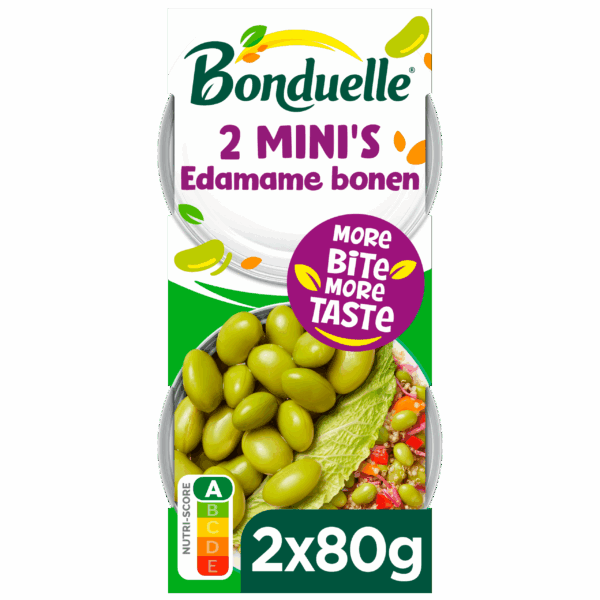 Bonduelle Edamame bonen 2 mini's - PLUS