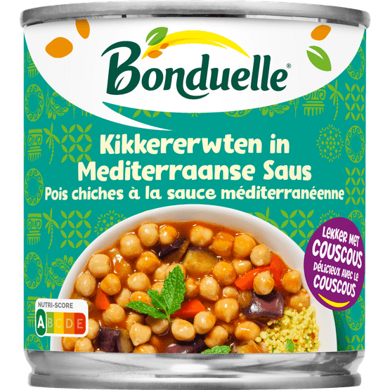 Bonduelle Kikkererwten in mediterraanse saus - Dirk