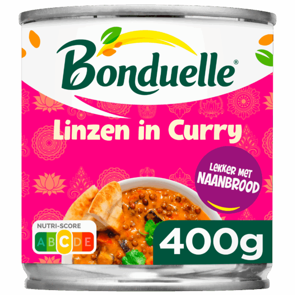 Bonduelle Linzen in curry - PLUS