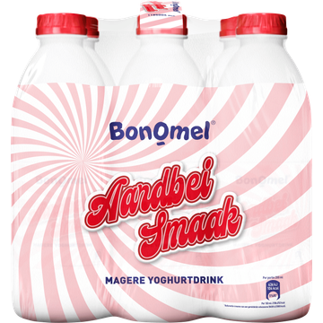 Bonomel Drink Aardbei 6 x 1 kg - JUMBO