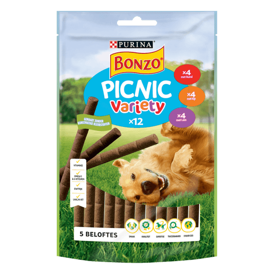 Bonzo Hondensnacks picnic variety - Dirk