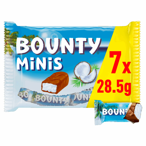 Bounty Melk Chocolade Kokos Mini's - PLUS