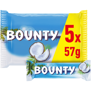 Bounty Melk Chocolade Kokos Repen Multipack Uitdeelverpakking - JUMBO