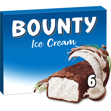 Bounty Melk chocolade Kokos ijs 6-pack - JUMBO