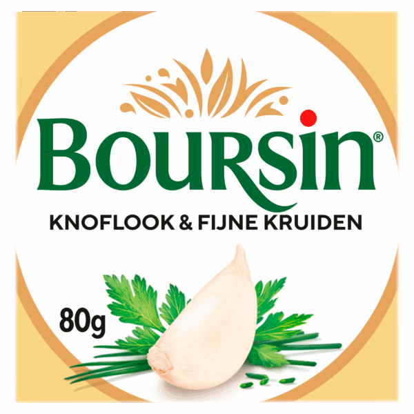Boursin Roomkaas knoflook & kruiden - PLUS
