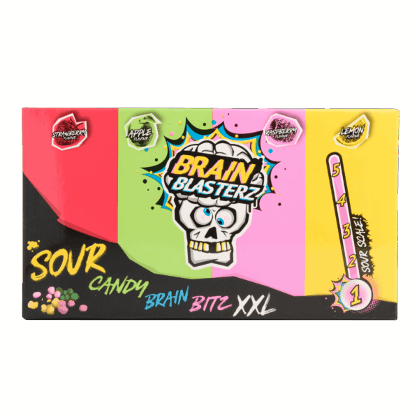 Brain Blasterz Sour Candy Bitz Box XXL - PLUS