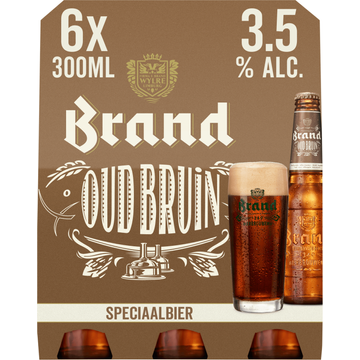 Brand Oud Bruin Bier Fles 6 x 300ml - JUMBO