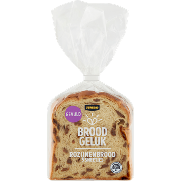 Broodgeluk - Rozijnenbrood - 5 Sneetjes - JUMBO