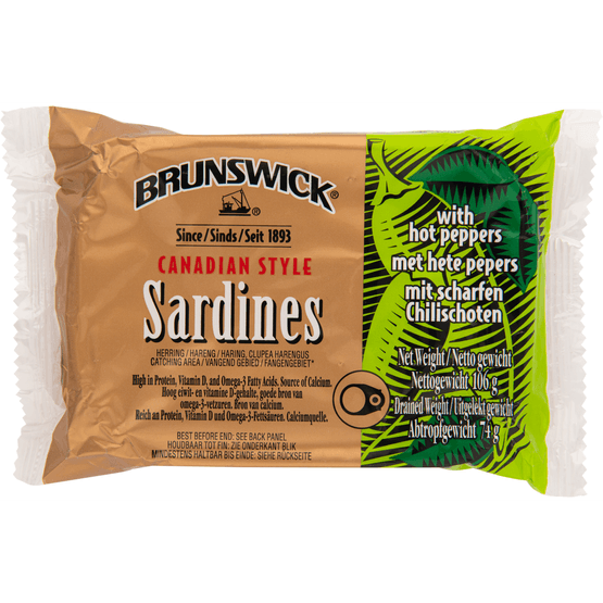 Brunswick Sardines hot pepper - Dirk