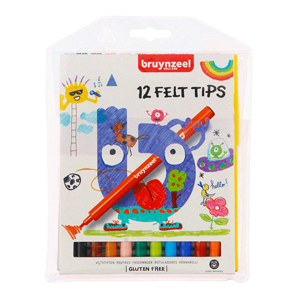 Bruynzeel Viltstiften kleuren - PLUS