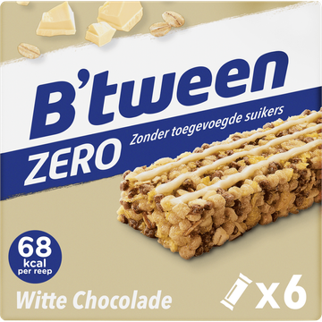 B'tween Mueslireep Zero Witte Chocolade - JUMBO