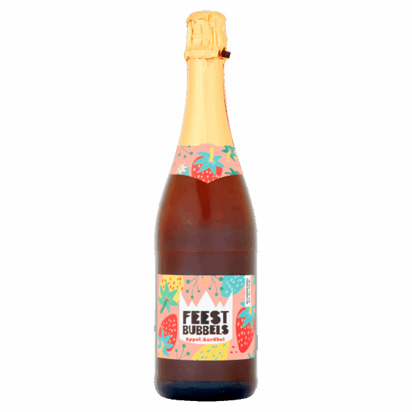Bubbels Feest bubbels appel aardbei - PLUS