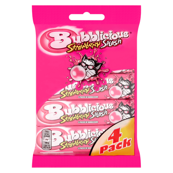 Bubblicous Kauwgom strawberry - Dirk