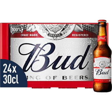 Bud - Pils - Krat - 24 x 300ML - JUMBO