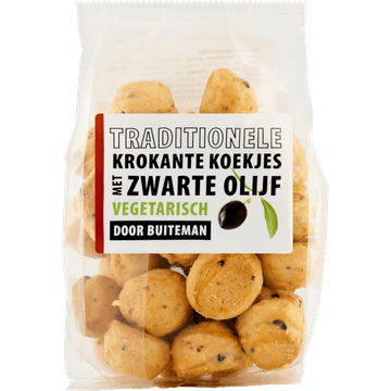 Buiteman Traditionele Krokante Koekjes met Zwarte Olijf - JUMBO