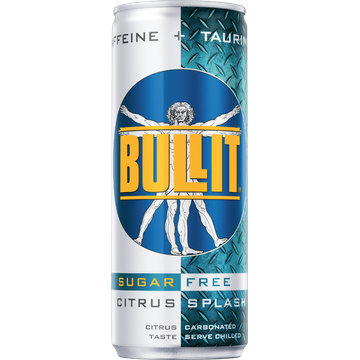 Bullit Energy Drink Suikervrij Citrus Splash - JUMBO