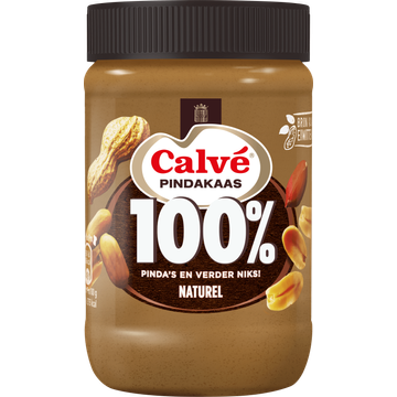 Calvé Pindakaas 100% Naturel - JUMBO