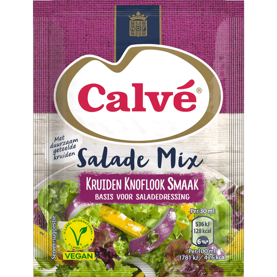Calvé Salademix kruiden knoflook - Dirk