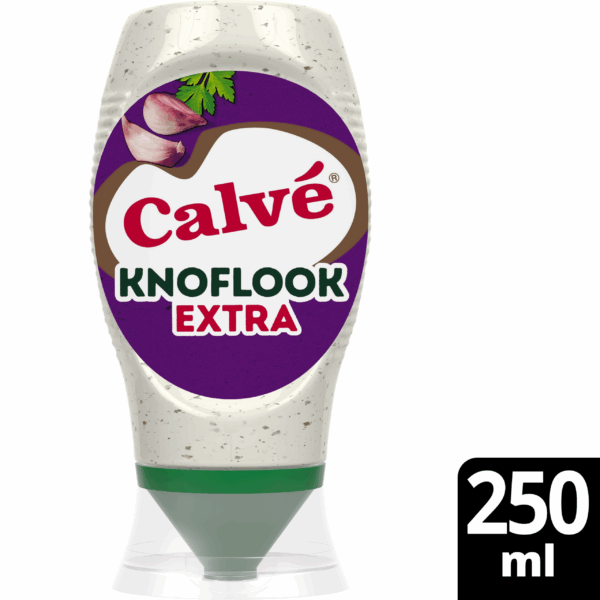 Calvé Snacksaus Knijpfles Extra Knoflook - PLUS