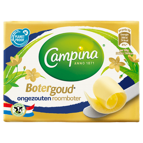 Campina Botergoud ongezouten - Dirk