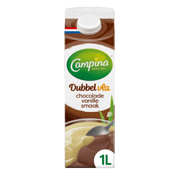 Campina Dubbelvla chocola vanille - PLUS