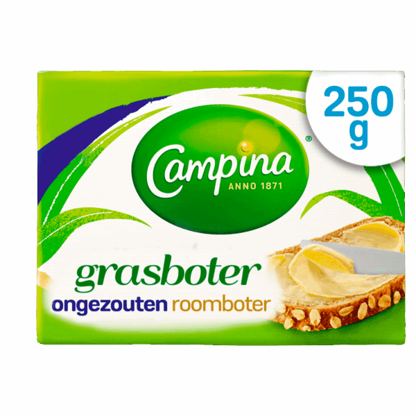 Campina Grasboter ongezouten - PLUS